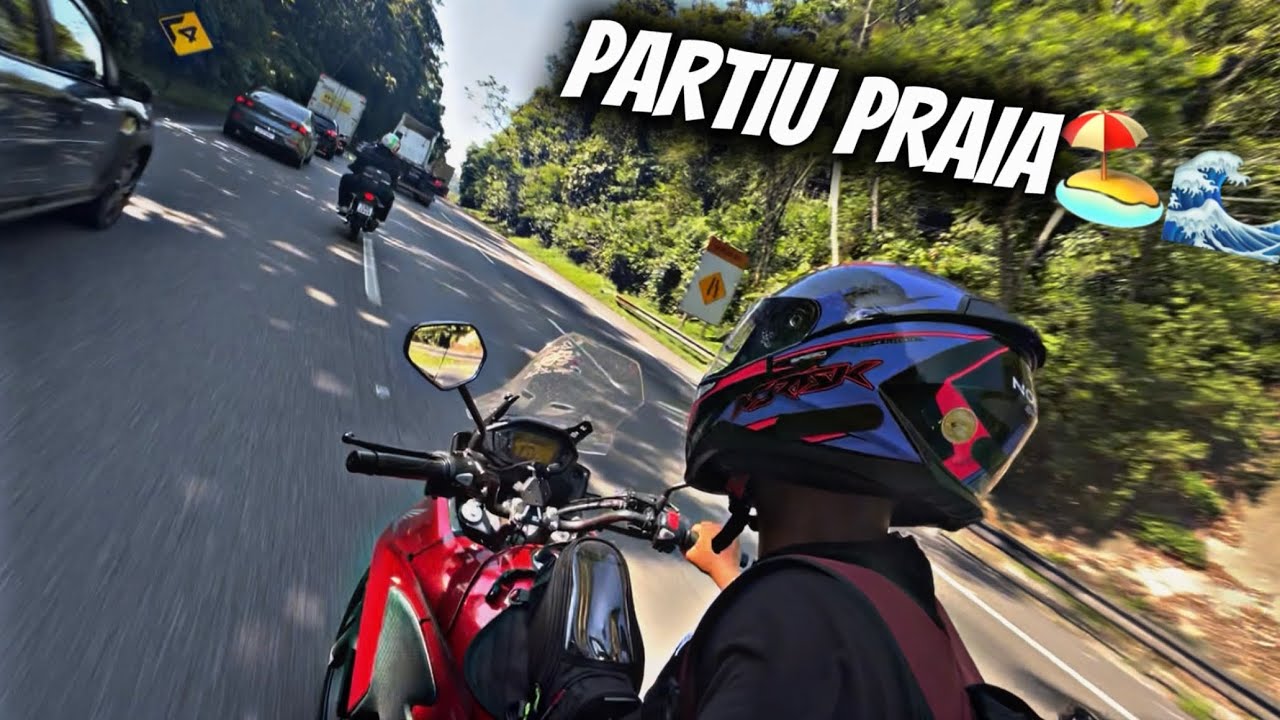 FUI PRA PRAIA DE MOTO… E ENCONTREI UMA CACHOEIRA ESCONDIDA NA SERRA 😱🏍️