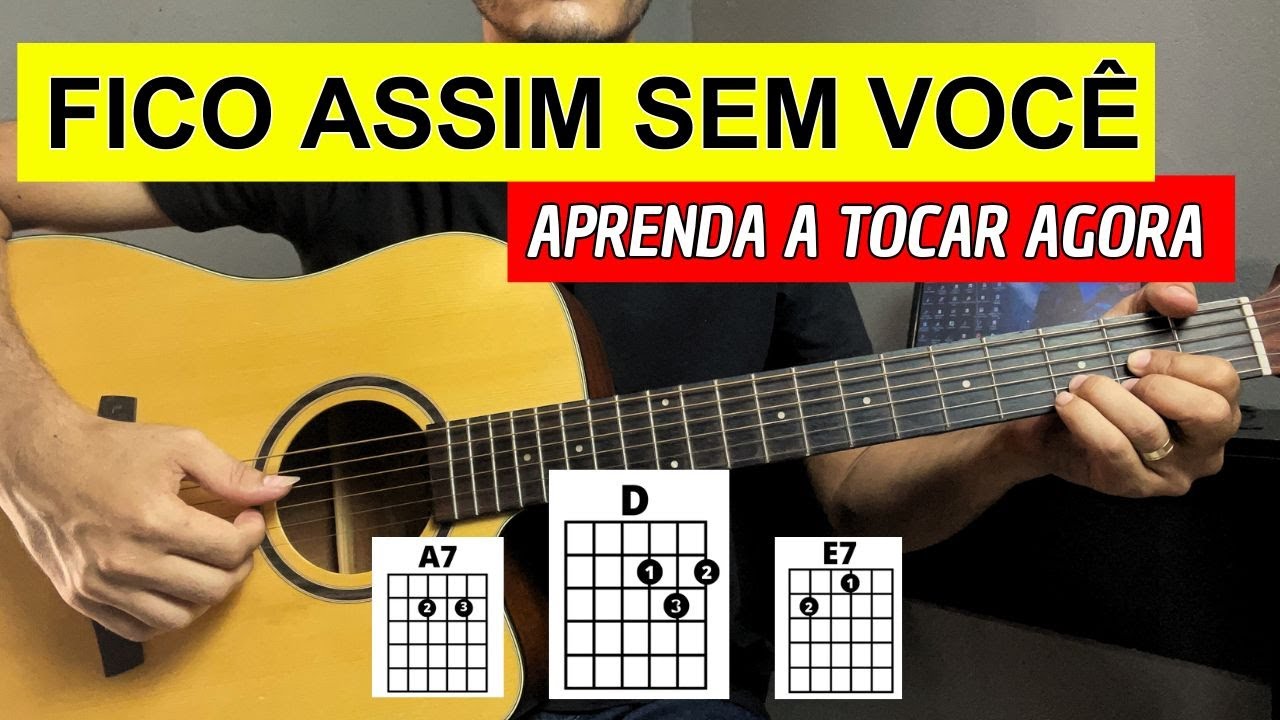 FICO ASSIM SEM VOCÊ - ADRIANA CALCANHOTTO (Aprenda agora)