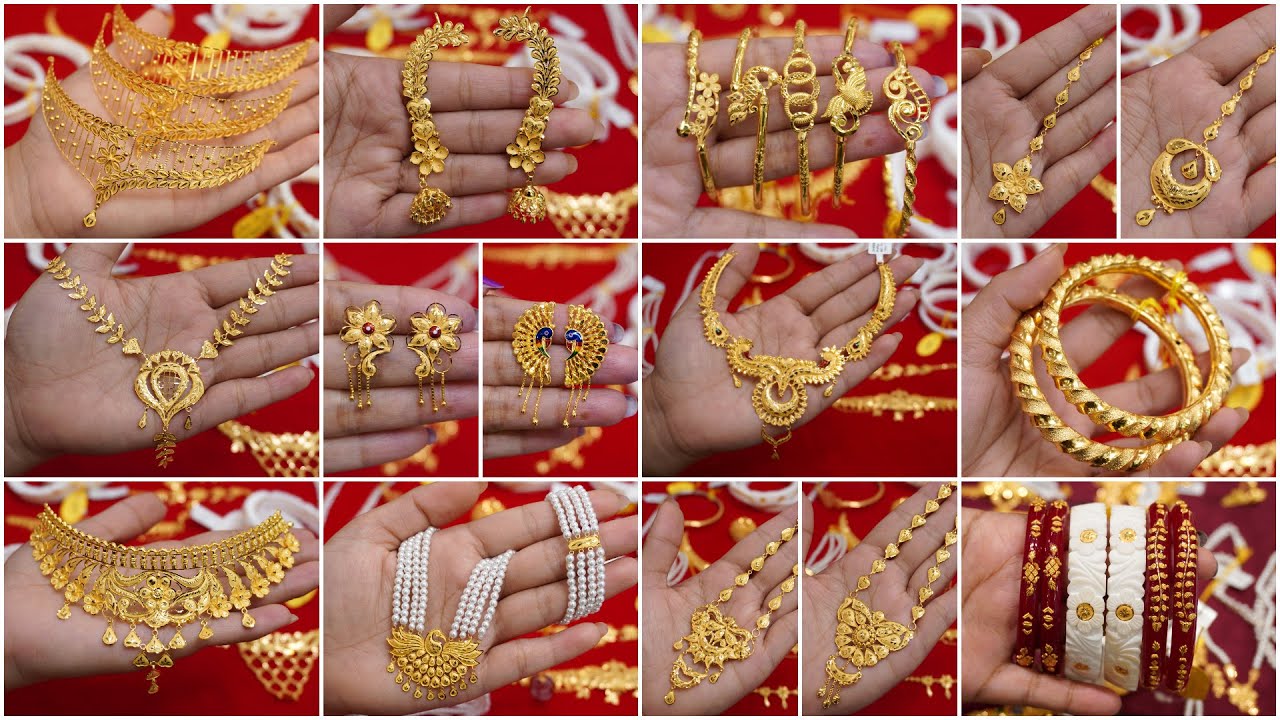 DHAMAKA🔥 Matro 1 Gram Theke Gold Jewellery 😍😲| Necklace/Rings/Choker/Sakha/Pola/Tikli/Noya 29