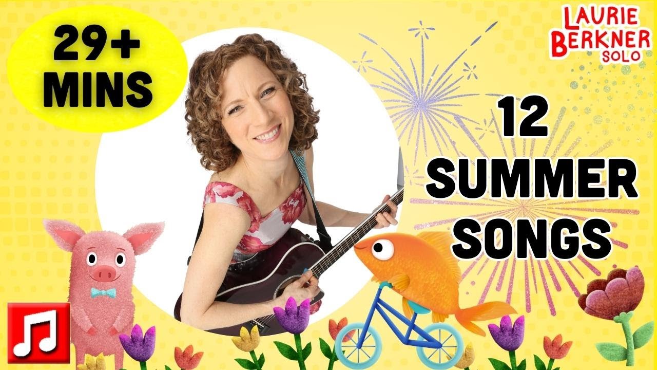 29+ Min: Summer Music Videos By The Laurie Berkner Band | Let's Go, Fireworks & More!