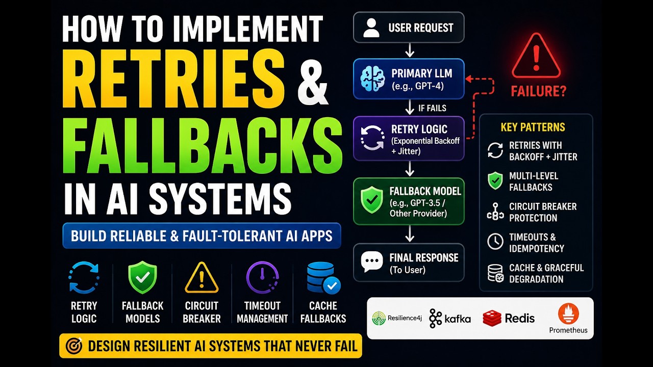 Q.7 AI System Design: Retries, Fallbacks & Circuit Breakers Explained
