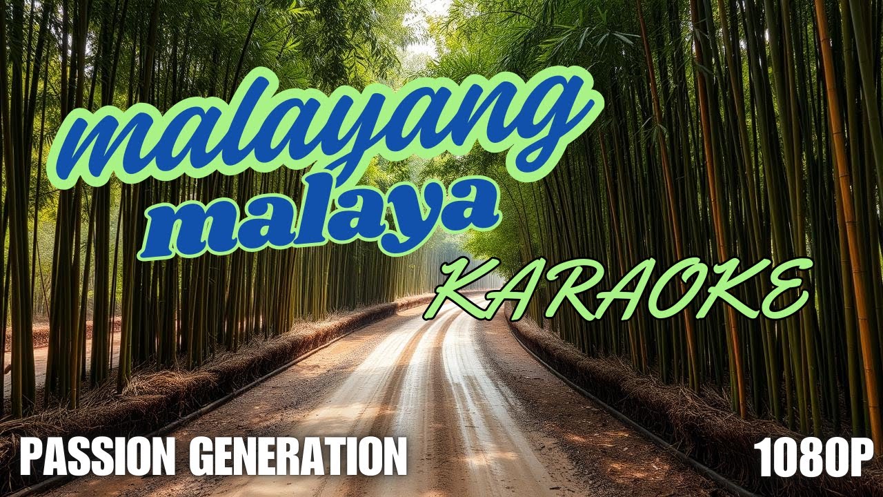 Malayang Malaya Karaoke - Passion Generation | COG Dau Worship Live Cover