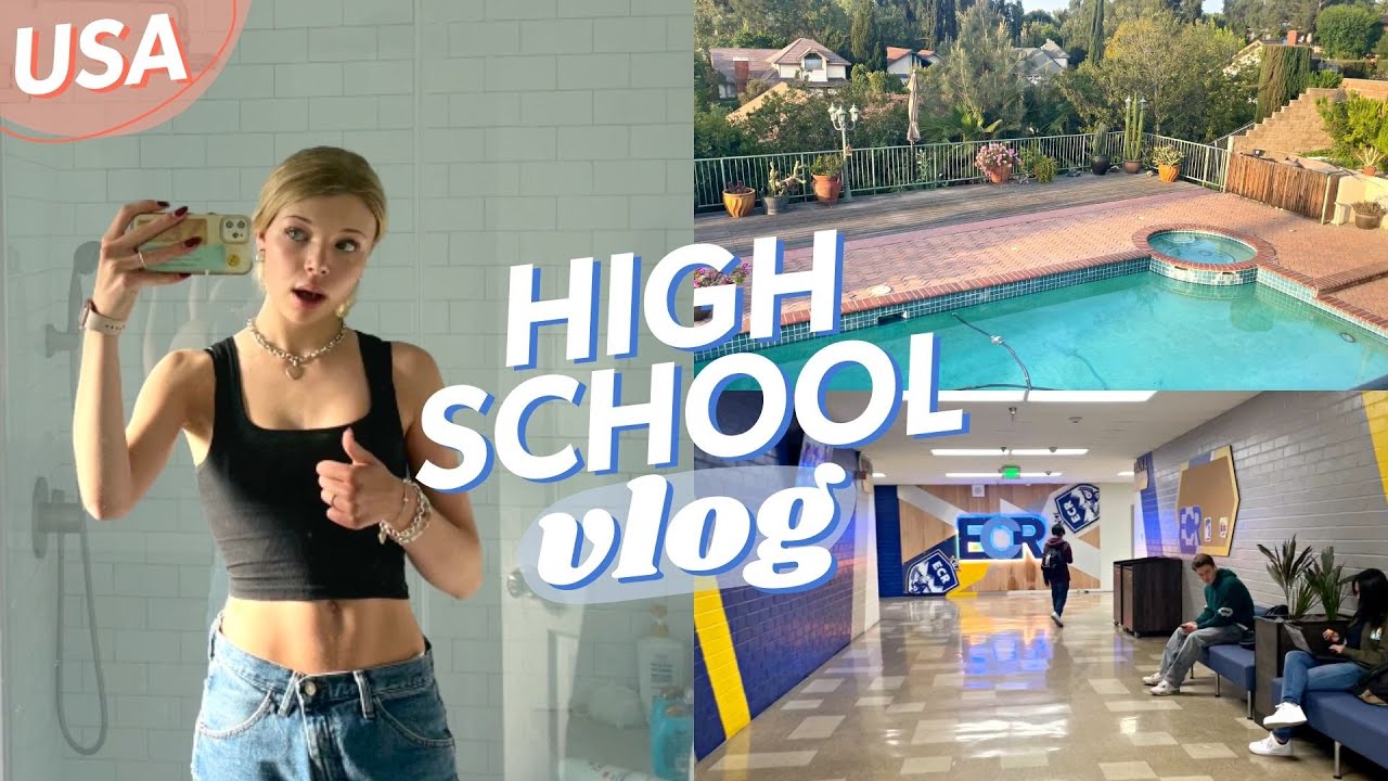 El Camino Real Charter HIGH SCHOOL VLOG 🇺🇸 Auslandsjahr Los Angeles
