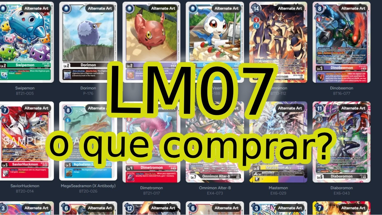 LM07 ANOTHER KNIGHT - O que vale pegar?? - Digimon Card Game