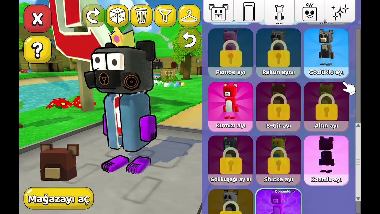 Super bear adventure kozmik ayı aldım