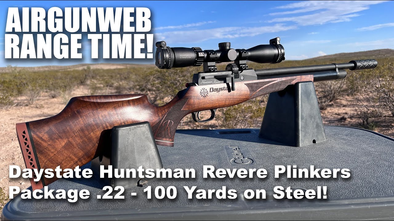 Комплект Daystate Huntsman Revere .22 Plinkers с оптикой MTC Optics 100 Yard Steel Challenge!