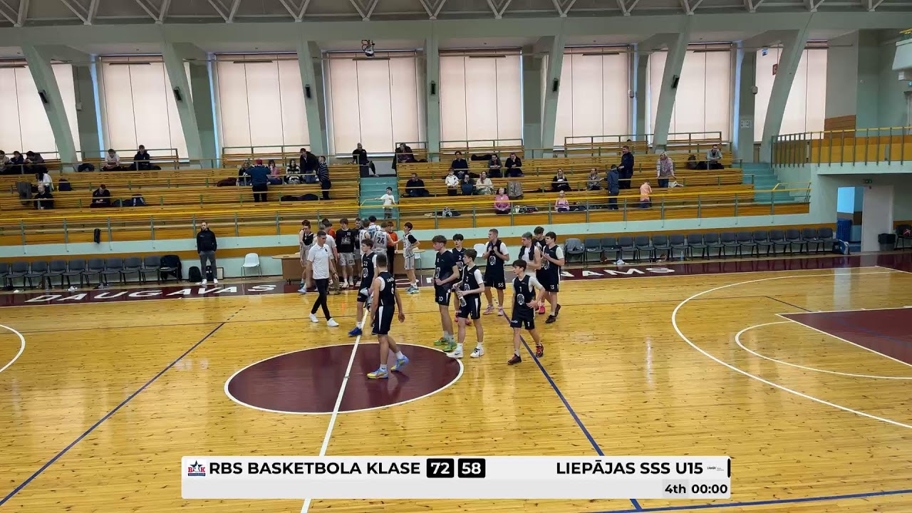 LJBL U15 Superlīga 2025/26 RBS Basketbola klase - Liepājas SSS Otrā daļa