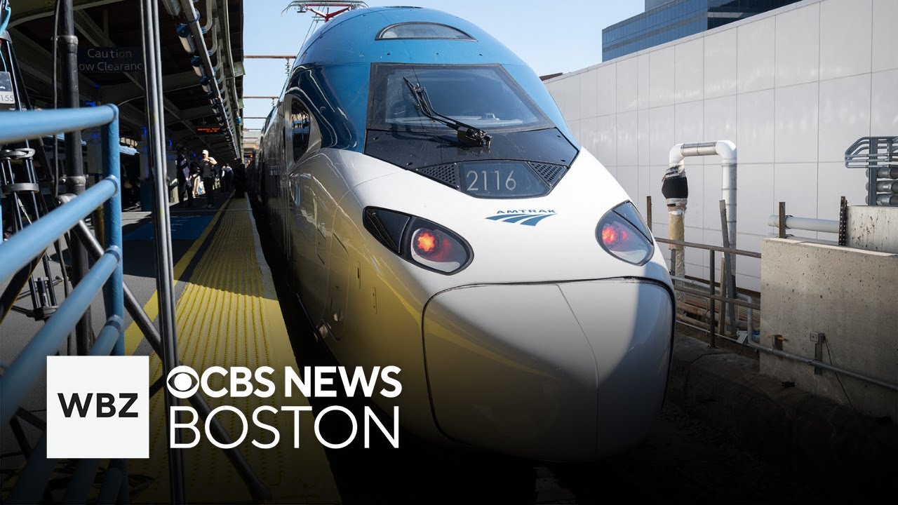 NextGen Acela train arrives at Boston’s South Station