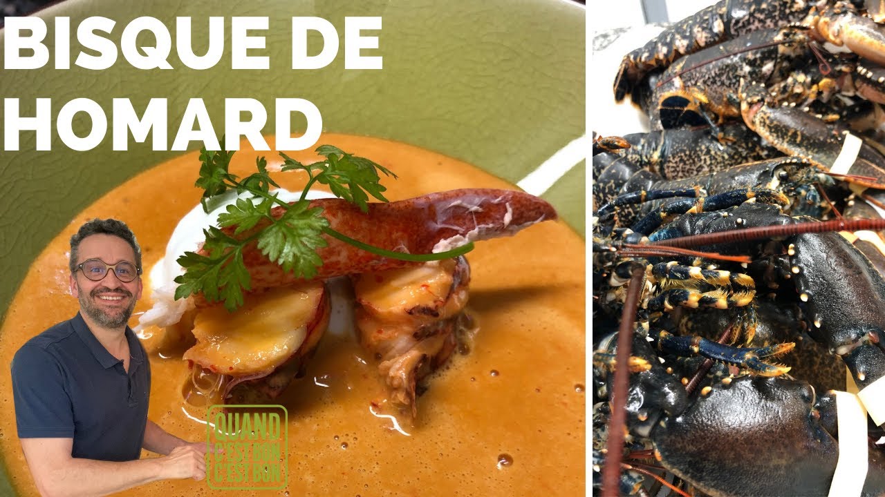 BISQUE DE HOMARD Onctueuse Savoureuse Raffinée  #Homard #frenchfood #cuisinefrançaise