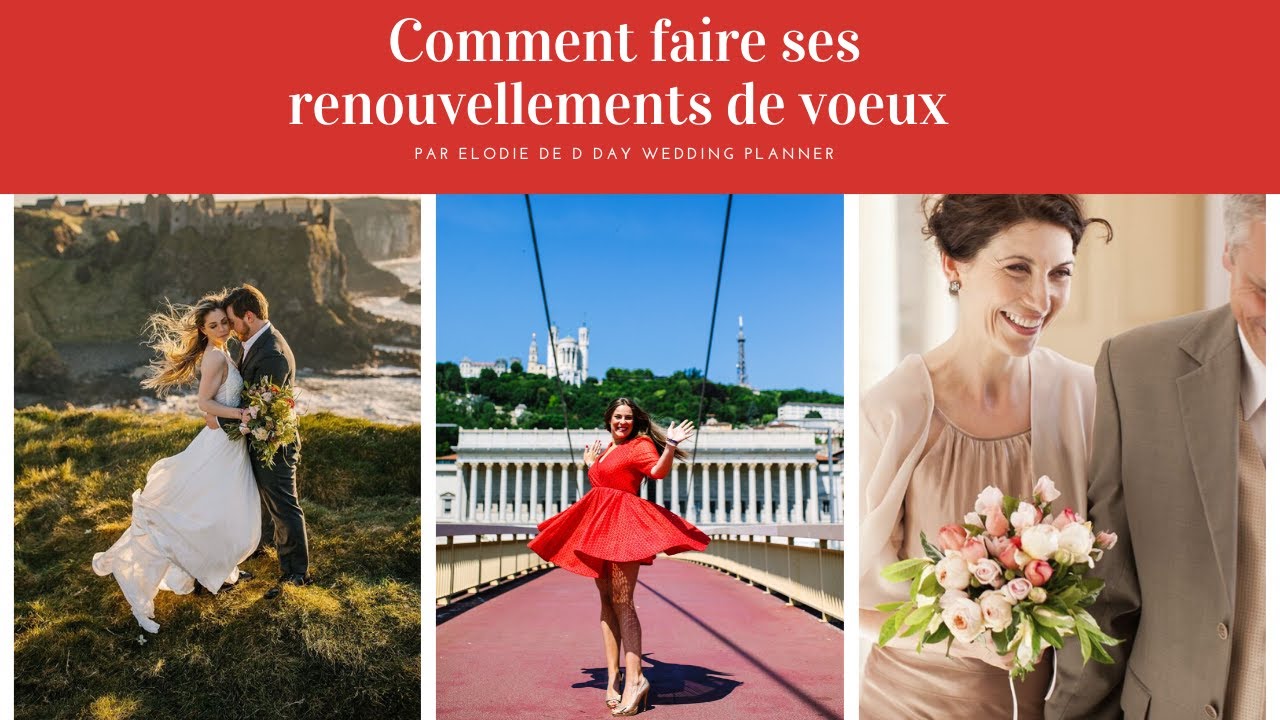 Mariage : Comment faire vos renouvellement de voeux !