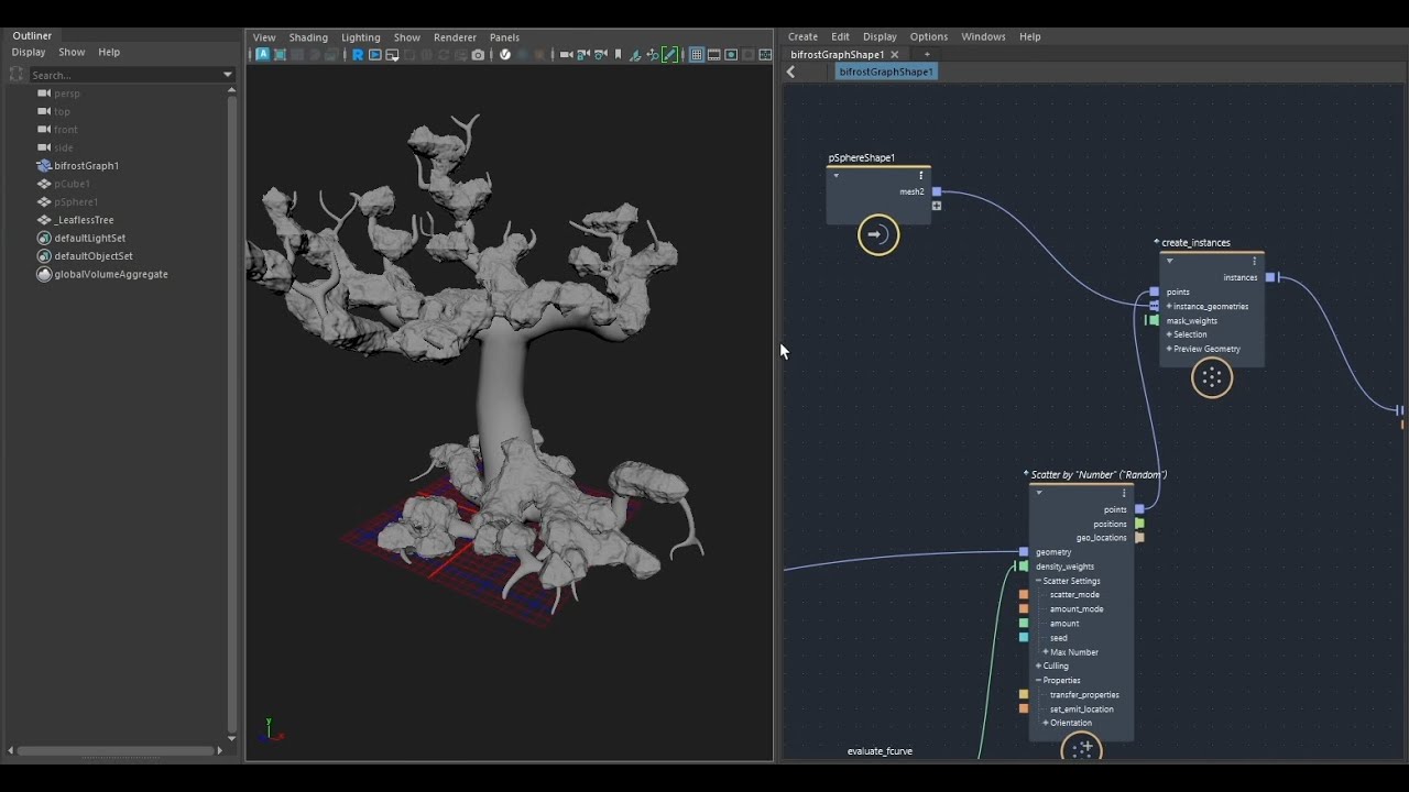 Making Snow ,Dust or Moss In Maya Bifrost !