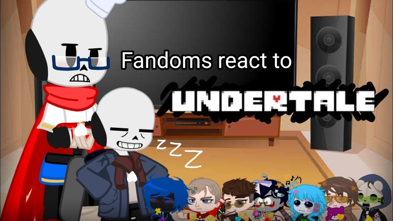 Fandoms react to Undertale!!! // Put on X2 speed! // part 1/8 // desc! (It's getting remastered)