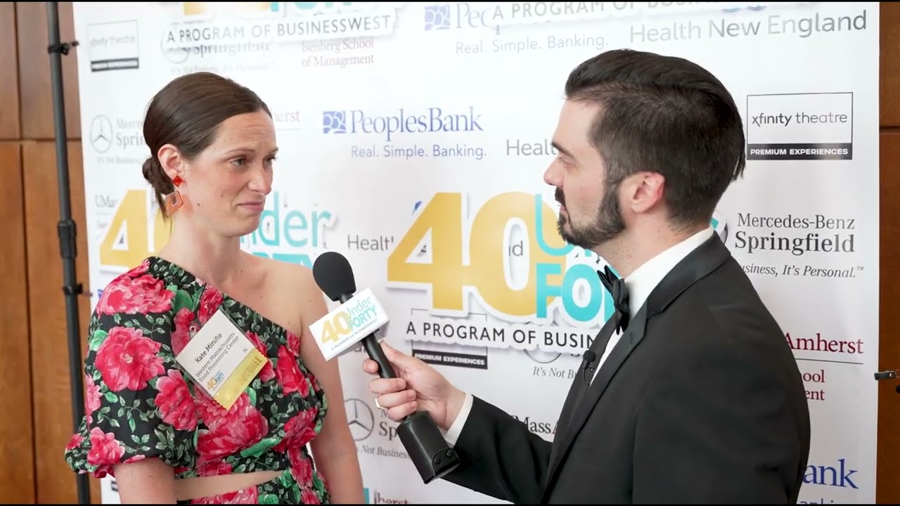 40 Under Forty Kate Minifie Red Carpet Interview