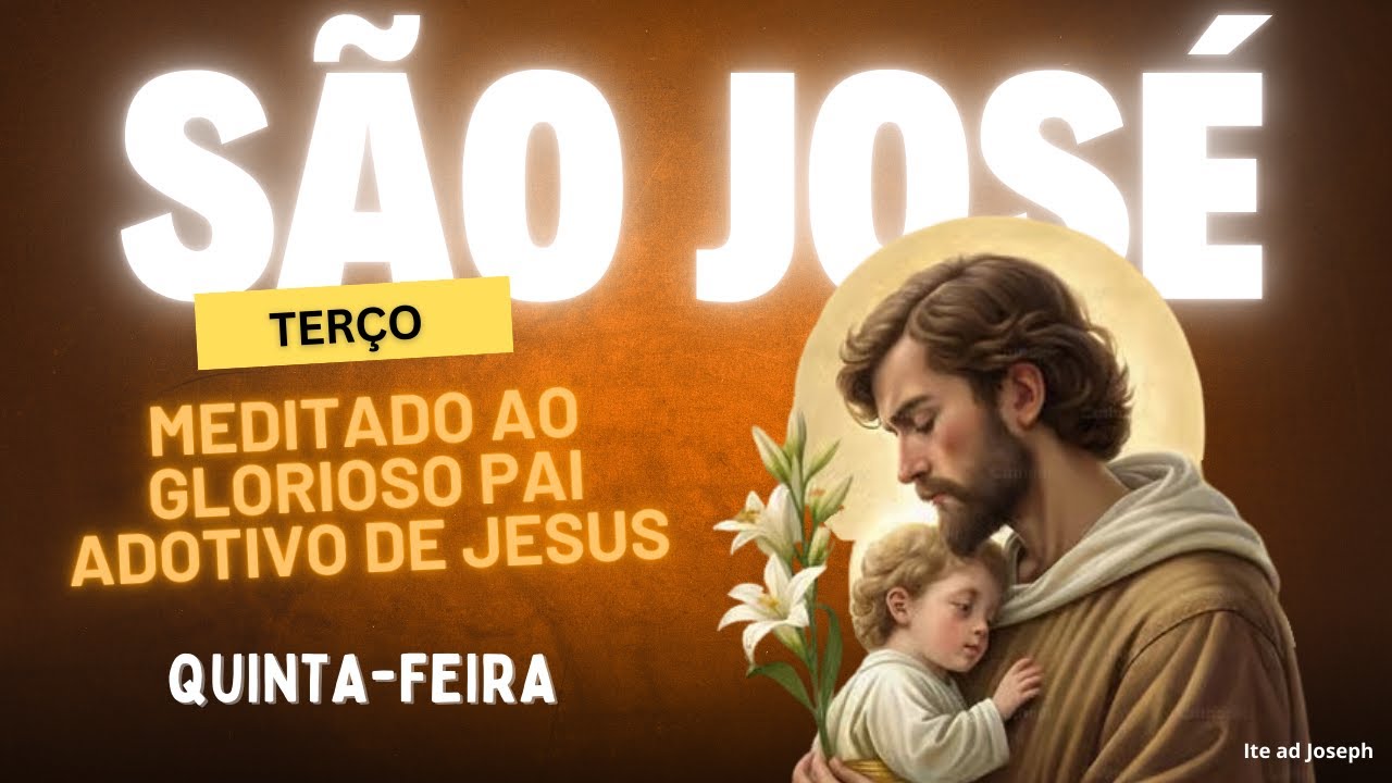 Terço meditado ao Glorioso São José - 08 de janeiro