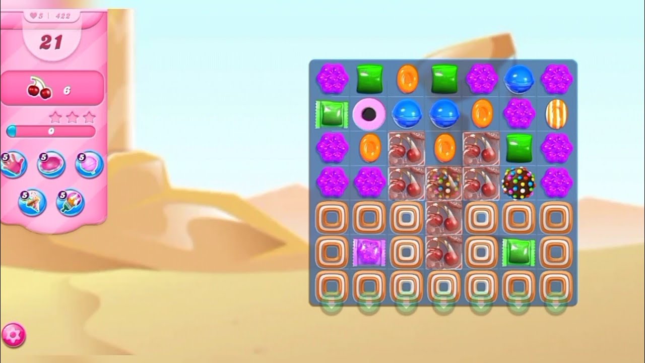 Candy Crush Saga Level 422 || Candy Crush Saga