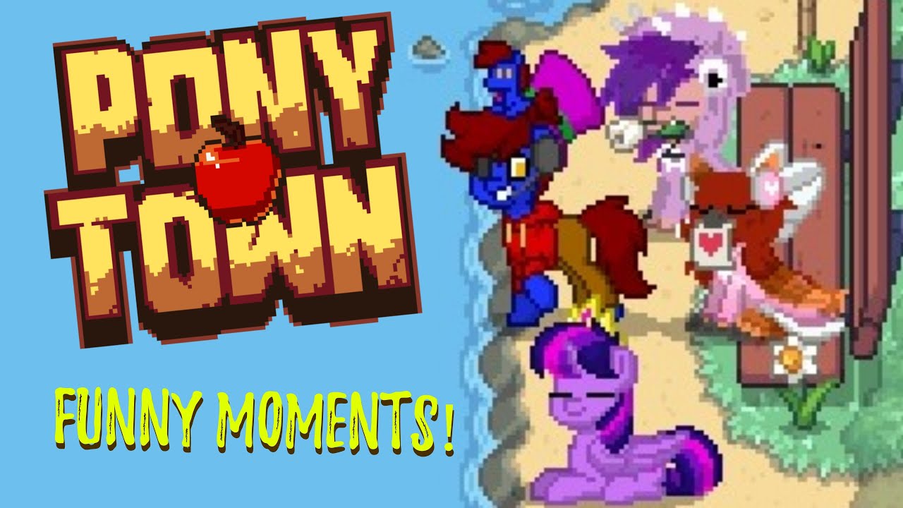 TECHNICOLOR PONY WEIRDOS! | PonyTown Funny Moments