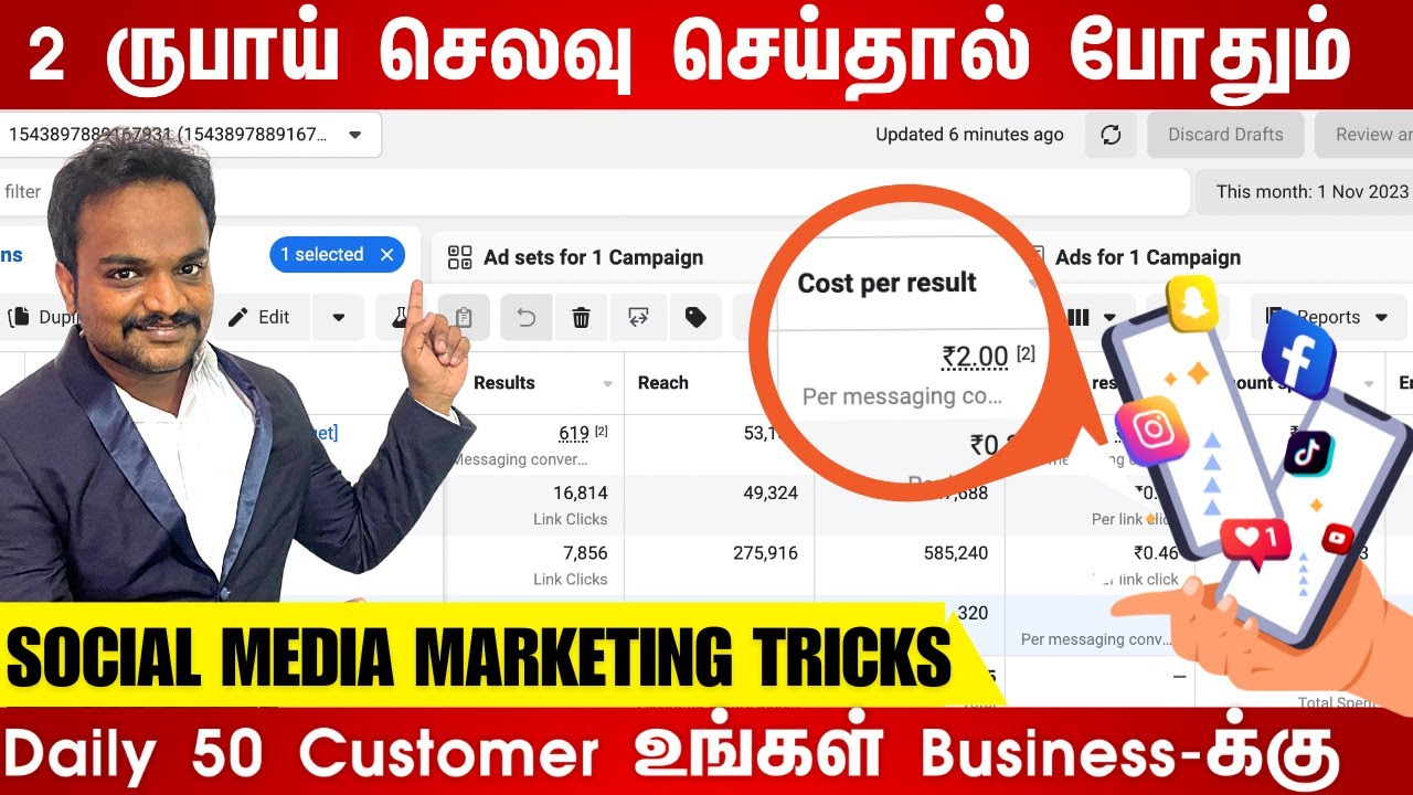 உங்கள் Business-க்கு Daily 50 to 100 Calls வரவைக்கலாம் | Social Media Marketing Tircks
