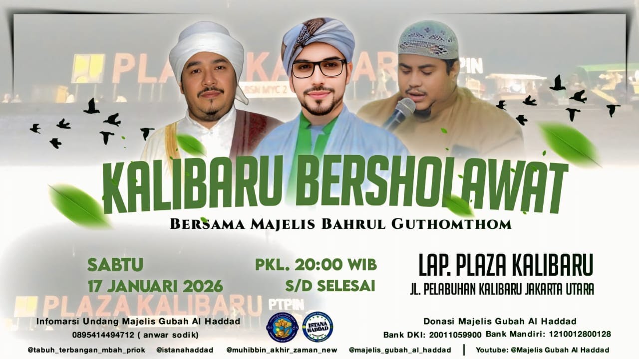 KALIBARU BERSHOLAWAT BERSAMA MAJELIS BAHRUL GUTHOMTHOM | LAP. PLAZA KALIBARU