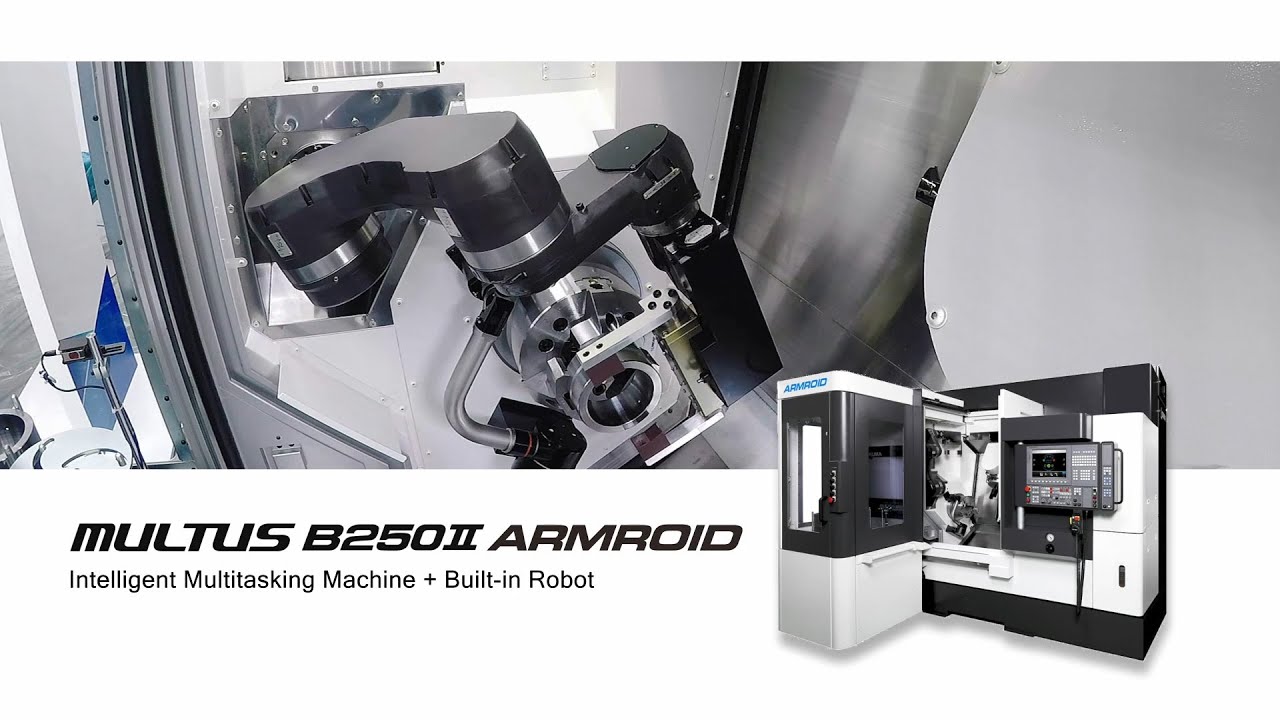 Multitasking Machine+Robot MULTUS B250II ARMROID - Bearing Ring 【OKUMA CORPORATION JAPAN】