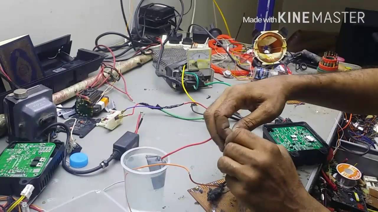 انتاج هيدروجين  بابسط الطرق كهربيا مقطع 2