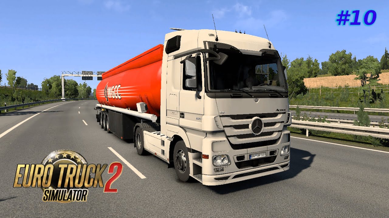 Mercedes Actros Realistic Driving Experience! Euro Truck Simulator 2 1.51 #ets2