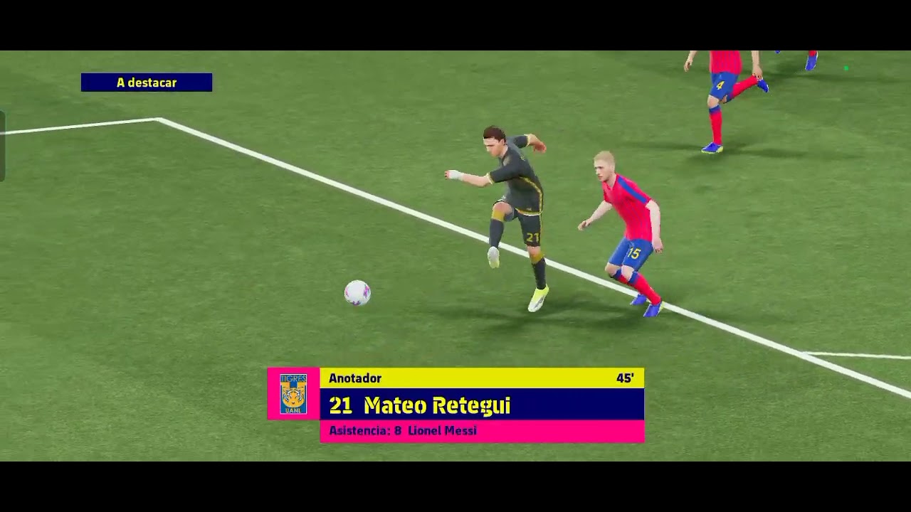 Partida de fútbol tranquila 
