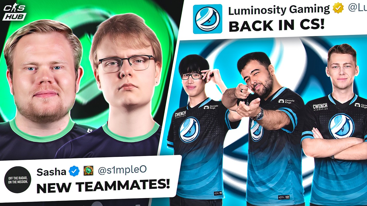MAGISK ПРИСОЕДИНЯЕТСЯ К S1MPLE! LUMINOSITY ВОЗВРАЩАЮТСЯ В CS! SUNPAYUS В HEROIC? НОВОСТИ CS