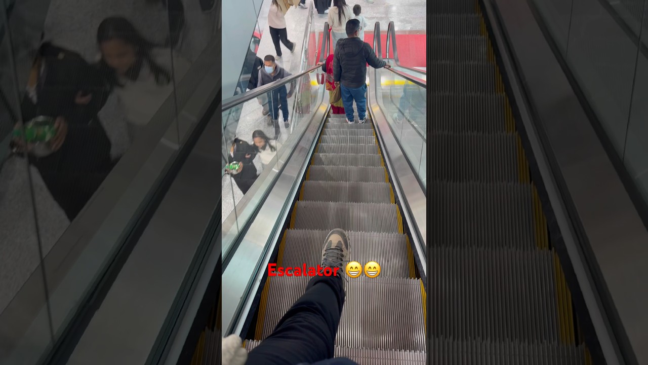 Escalator #bhatbhateni #shoppingcenter #escalator