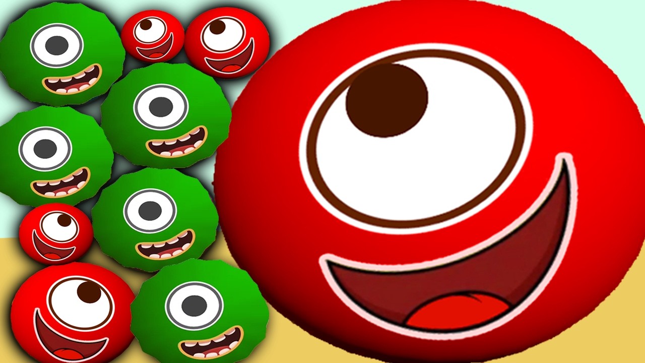 Hungry Balls Fails vs Pro Tricks (Level 325 - 350) Android / iOS Gameplay Walkthrough