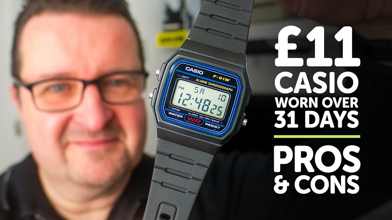 31 ДЕНЬ ношения #CASIO за 11 фунтов стерлингов, ХОРОШО ЛИ? - Daily Driver за январь Часы Casio F-...