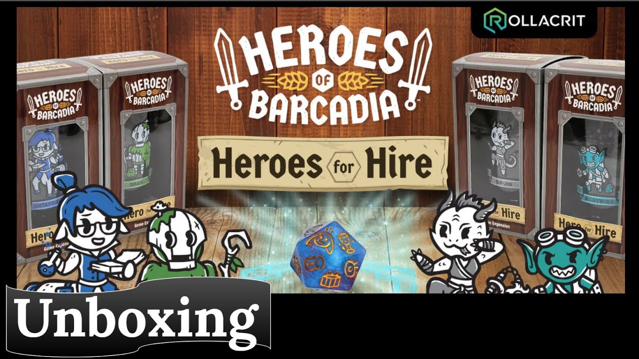 Heroes of Barcadia: Heroes for Hire - Unboxing