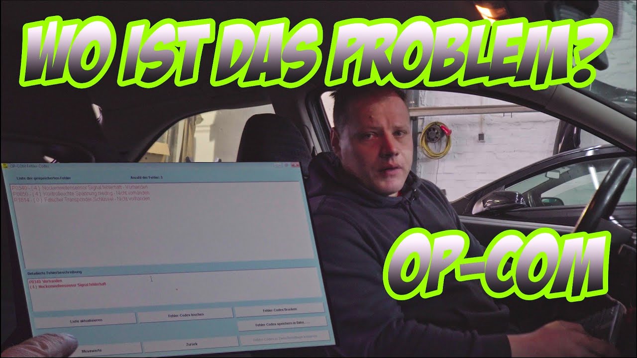 OPC Garage - Использование Op-com на Astra G OPC 1! Какие коды ошибок отображаются?