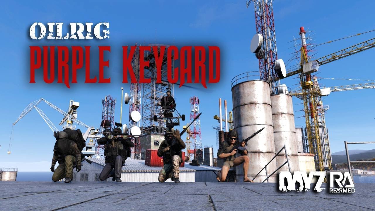 Purple Keycard Oilrig Chernarus DayZ Rearmed #dayzrearmed