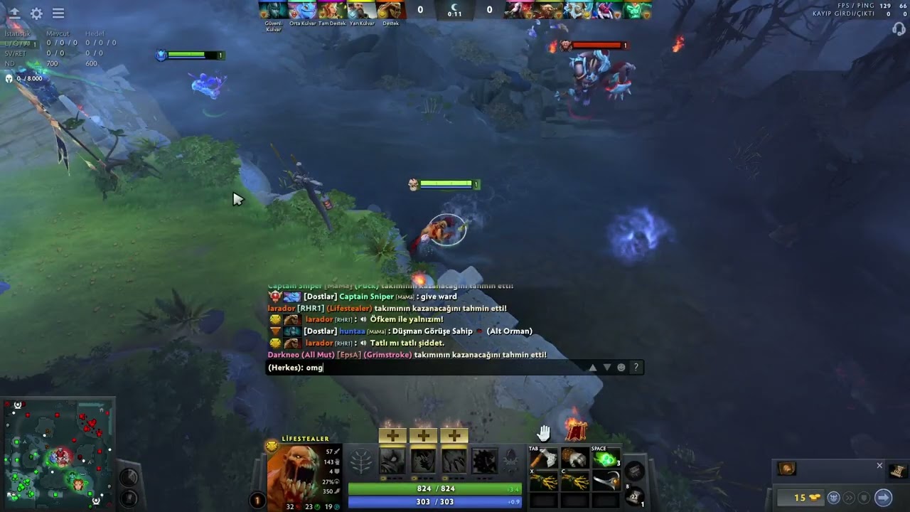 250 iq X trick agaisnt glimps with kunkka by seratsavas #dota2 #dota2tr #kunkka
