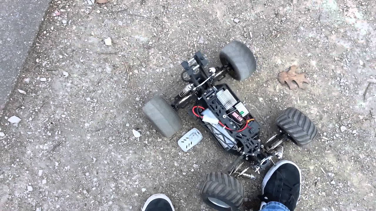 Rc car auto kaputt fahren