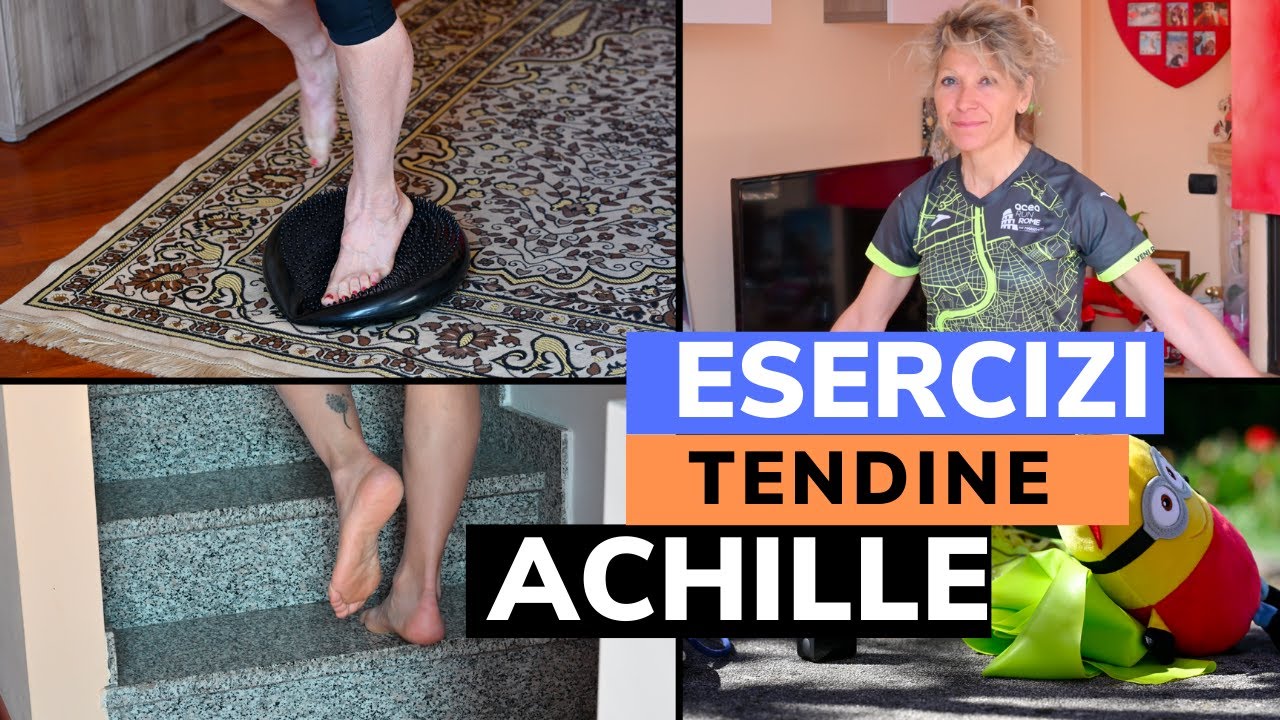 ESERCIZI per il tendine d'Achille infiammato | come fare?