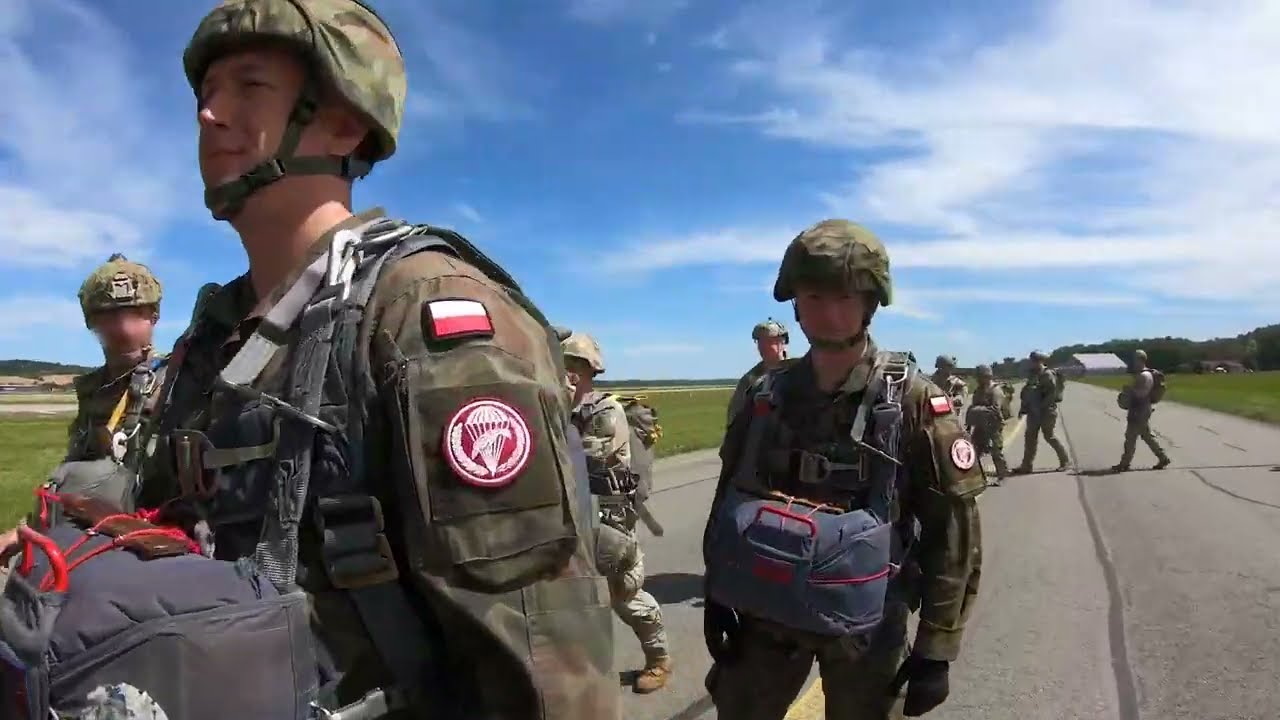 AIRBORNE JUMP with 10th Special Forces Group and Polish Allies
