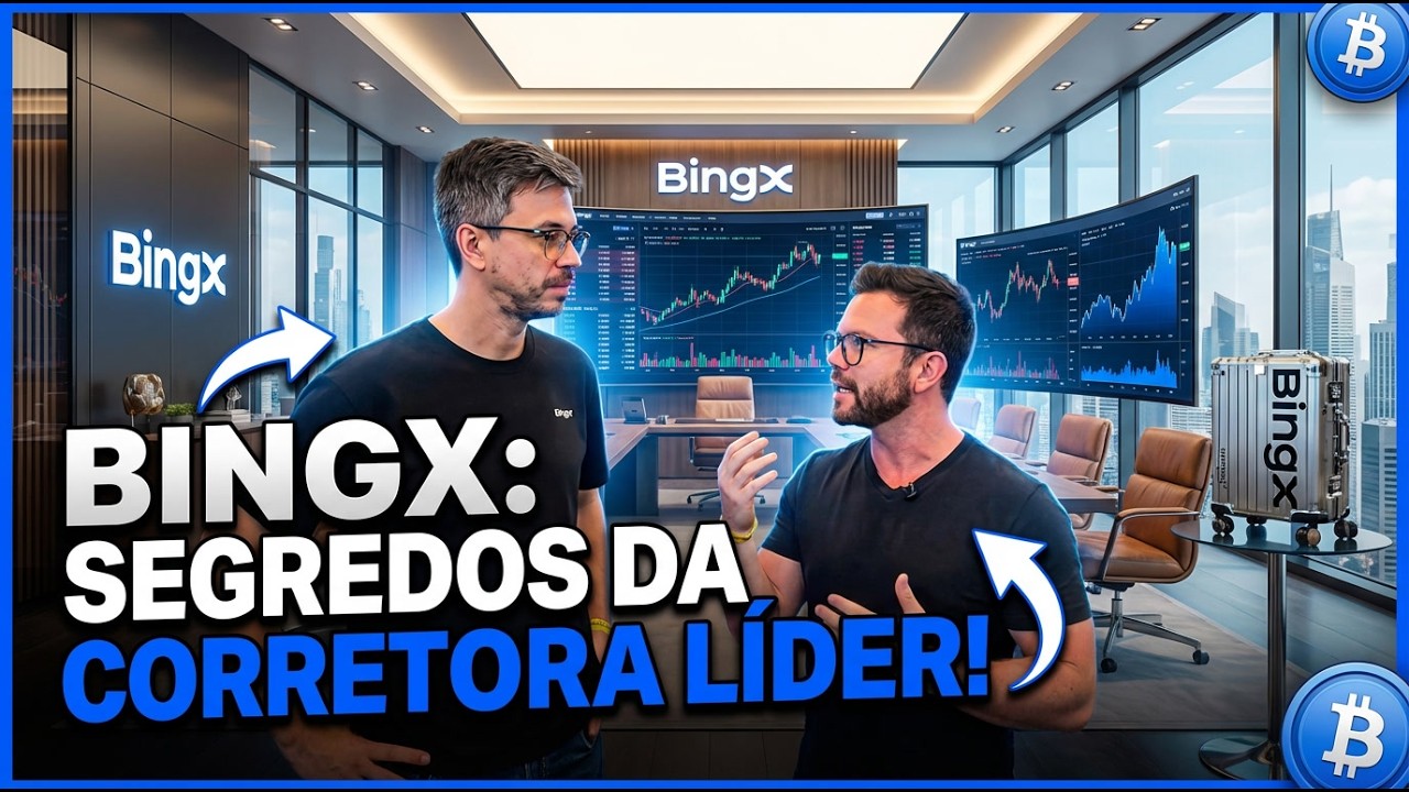 CONVERSEI COM O DIRETOR DA CORRETORA BINGX NO BRASIL!