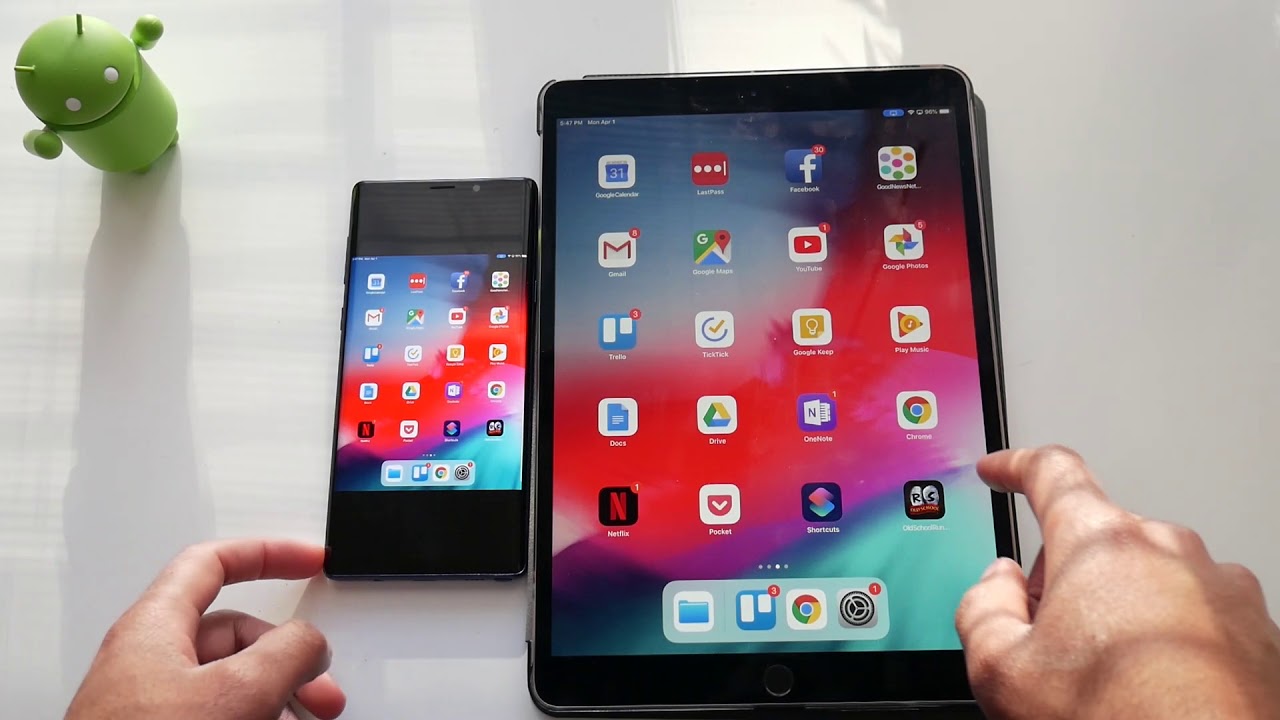 Дублирование экрана iOS на Android