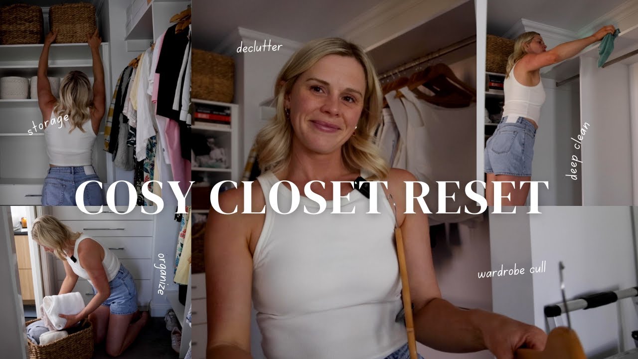 Cosy Closet Declutter & Deep Clean 🧺 | Calm Lifestyle Reset