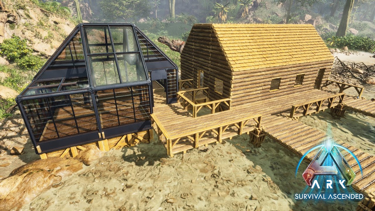 Expanding The Base With My New Greenhouse! - Ark Survival Ascended - Episode 6!