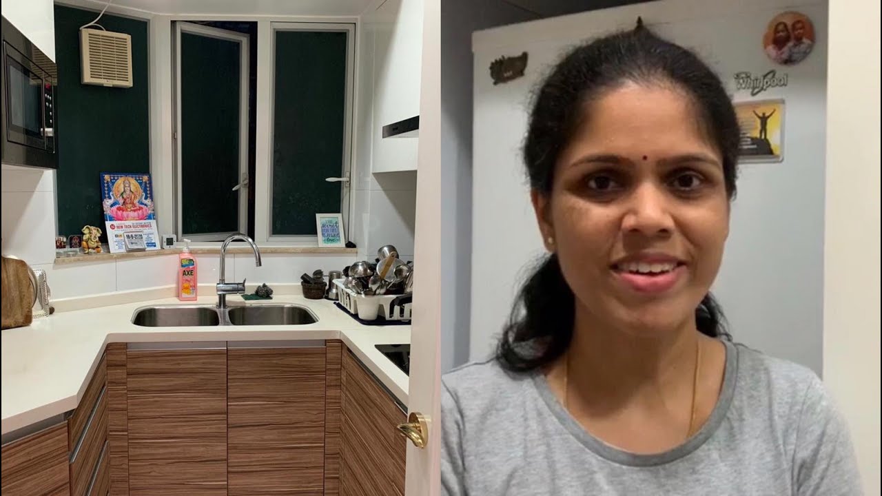 Night Kitchen cleaning routine - Jeyashri's Kitchen