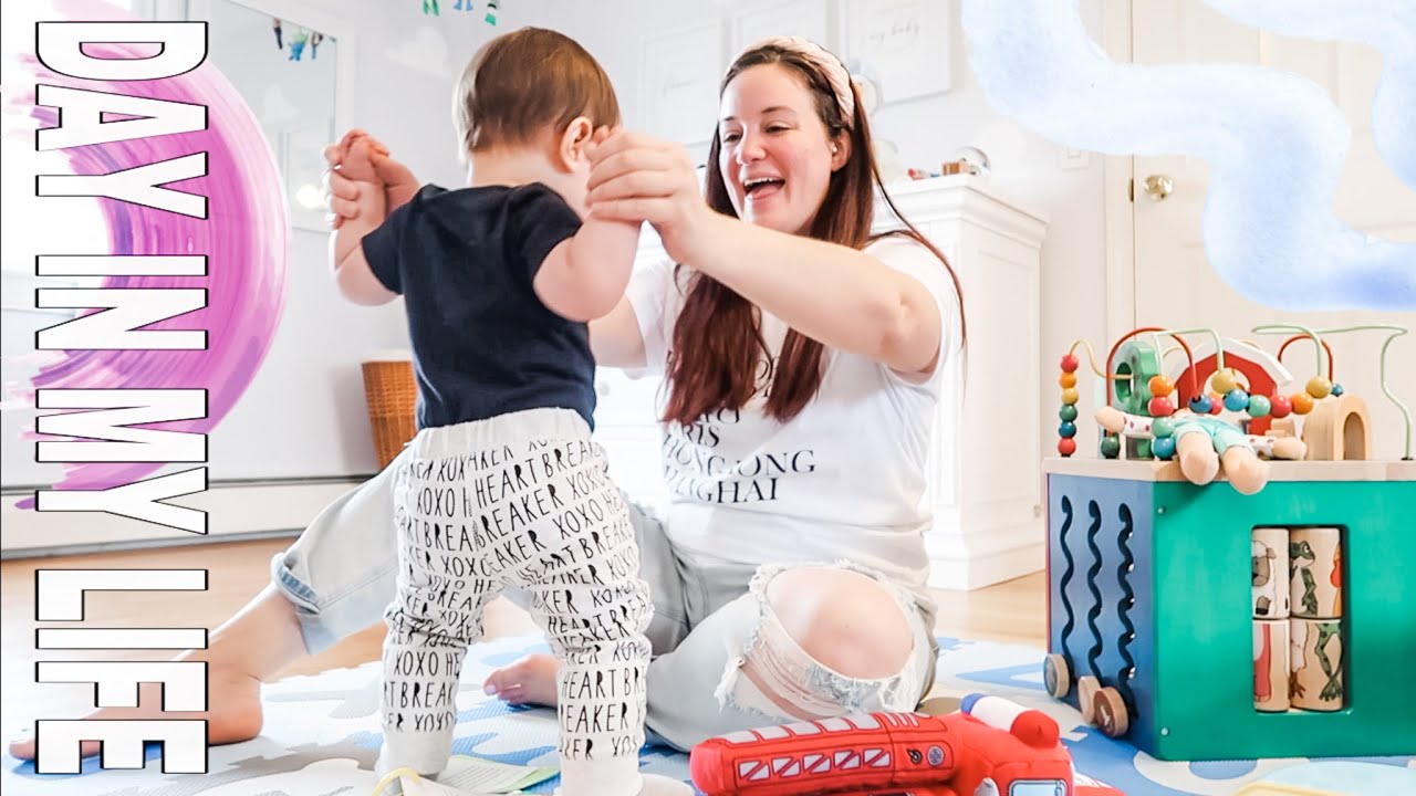 BUSY, PRODUCTIVE DAY IN MY LIFE with a 10 month old infant | mom vlog