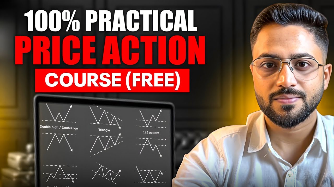 PURE "PRICE ACTION MASTERY" COURSE 🔥| 1.5 Hours of Real Learning  (Hindi)