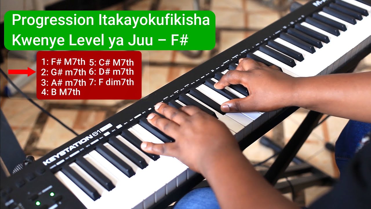 🔥 Learn These Advanced 7th Chord Progressions in Swahili | Piano Tutorial with English Subtitles.