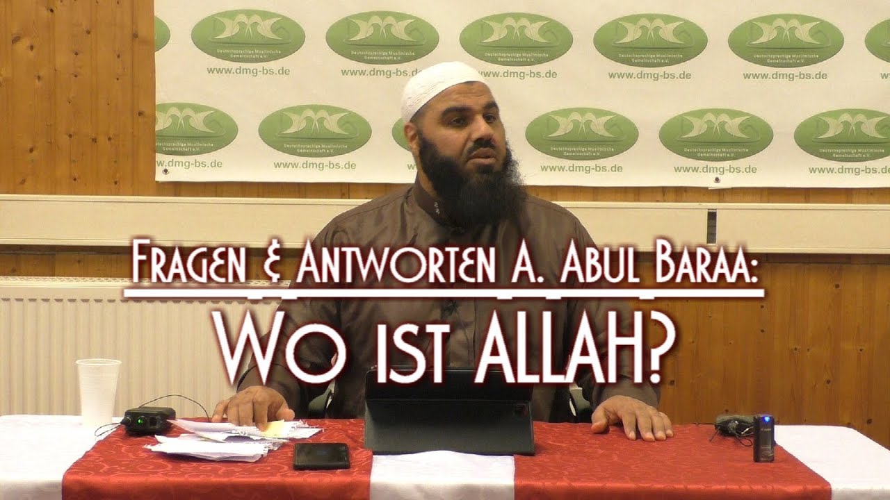 WO IST ALLAH? mit A. Abul Baraa am 10.01.2020 in Braunschweig
