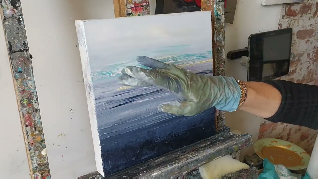 RÉPARER UNE TOILE DÉCHIRÉE par Nelly LESTRADE