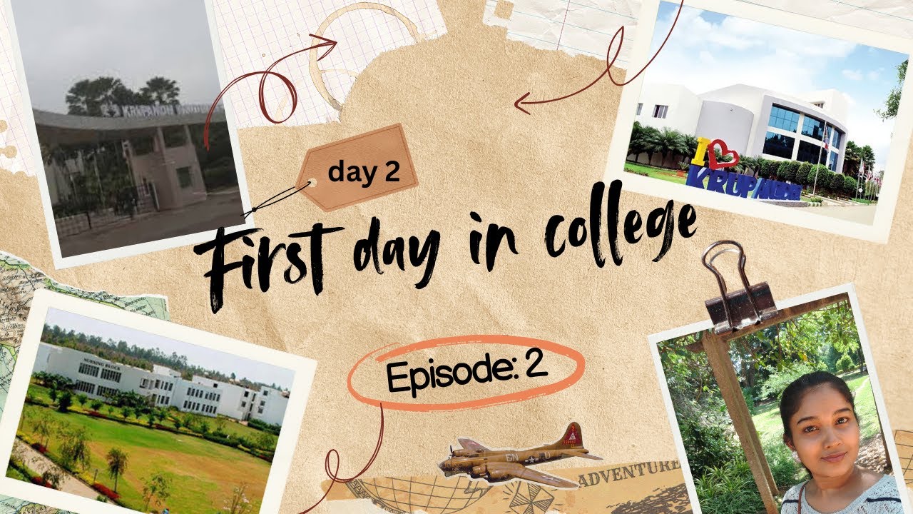 My First Day at Krupanidhi College 🎓✨ | BCA Student Life Begins!