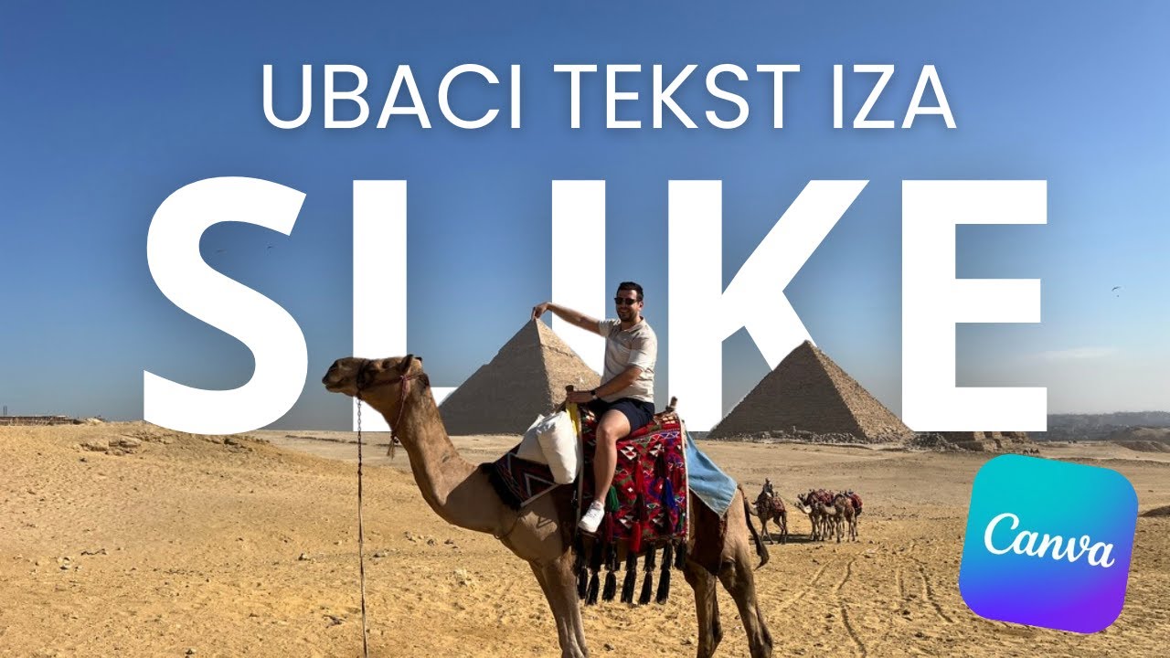 Tekst iza objekta bez Photoshopa 🖼️ - Canva tutorijal 2025.