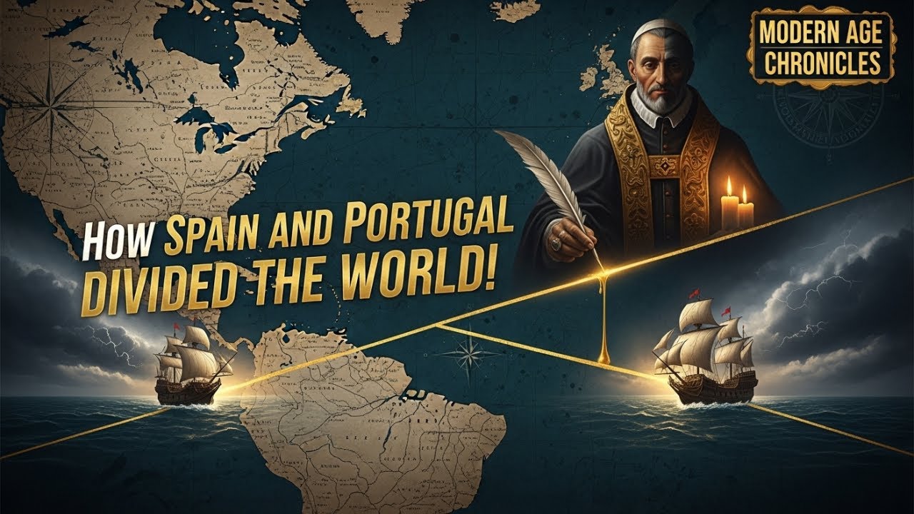 The Treaty of Tordesillas: How Portugal and Spain Divided the World! - Modern Age Chronicles